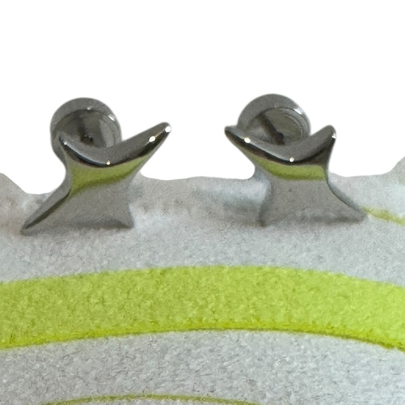 Studiocult Puffy Star Sparkle Earrings Tarnish Free Stainless Steel NWOT - Picture 5 of 7